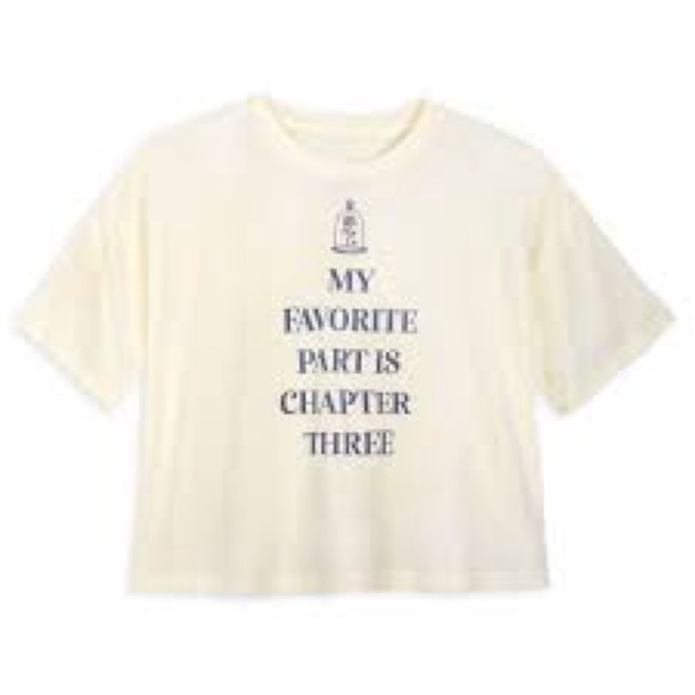 Disney belle tshirt oversized crop - Picture 1 of 7